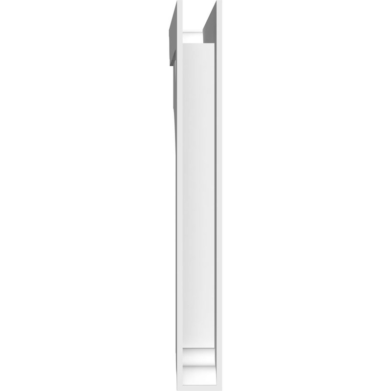 3"W x 20"D x 26"H Standard Imperial Architectural Grade PVC Bracket With Traditional Ends, 26" H x 3" W x 20" D