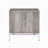 Contemporary Two-Tone Drawer Nightstand with Open Shelf and Pull Tray, Ideal for Bedroom Storage and Organization.