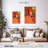 Brampt Flamingo With Golden Sun-108500972