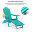 Chaise Adirondack pliante en plastique avec repose-pieds-70169717