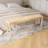 Modern Solid Wood Bedroom Bench, 52" - Comfortable & Practical Space Efficient