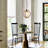 12.62" 1 - Light Lantern Geometric Chandelier