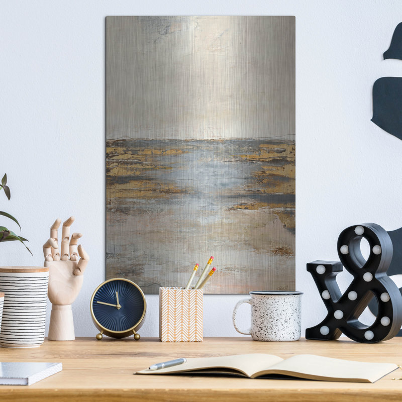  «Coastal» par Design Fabrikken, art mural en métal, H 16 po x l 12 po