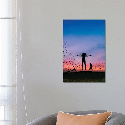 Fly With Birds by Abdullah Evindar - Wrapped Canvas Print
