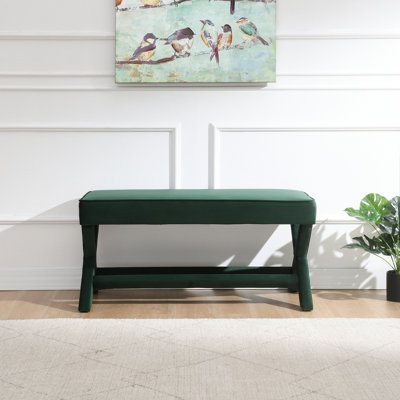 Double banc Comfort recouvert de velours