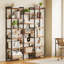 Matteo Bookcases And Bookshelves Triple Wide 6 Tiers Modern Bookshelf,Etagere Bookshelf Open Display Shelves With Metal Frame For Living Room Bedroom Home Office