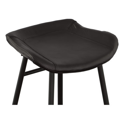 Nico Upholstered Counter Stool with Metal Frame