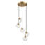 Lustre 5 lumières Meridian en laiton naturel-1919653255-1919653252