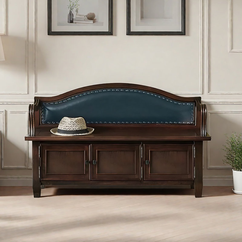Tabouret avec rangement à chaussures 47,2 po