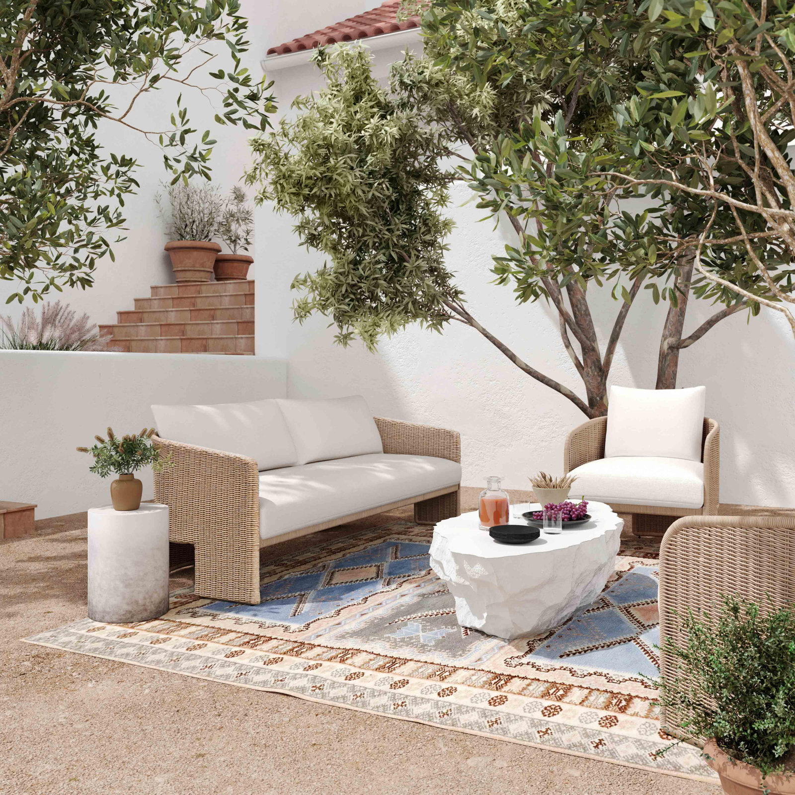 Gregg 80" Patio Sofa