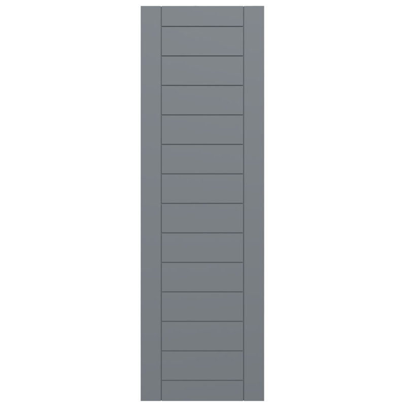 Volets de style moderne EnduraCore, L 12 po, Déferlement de l'océan, H 61 po