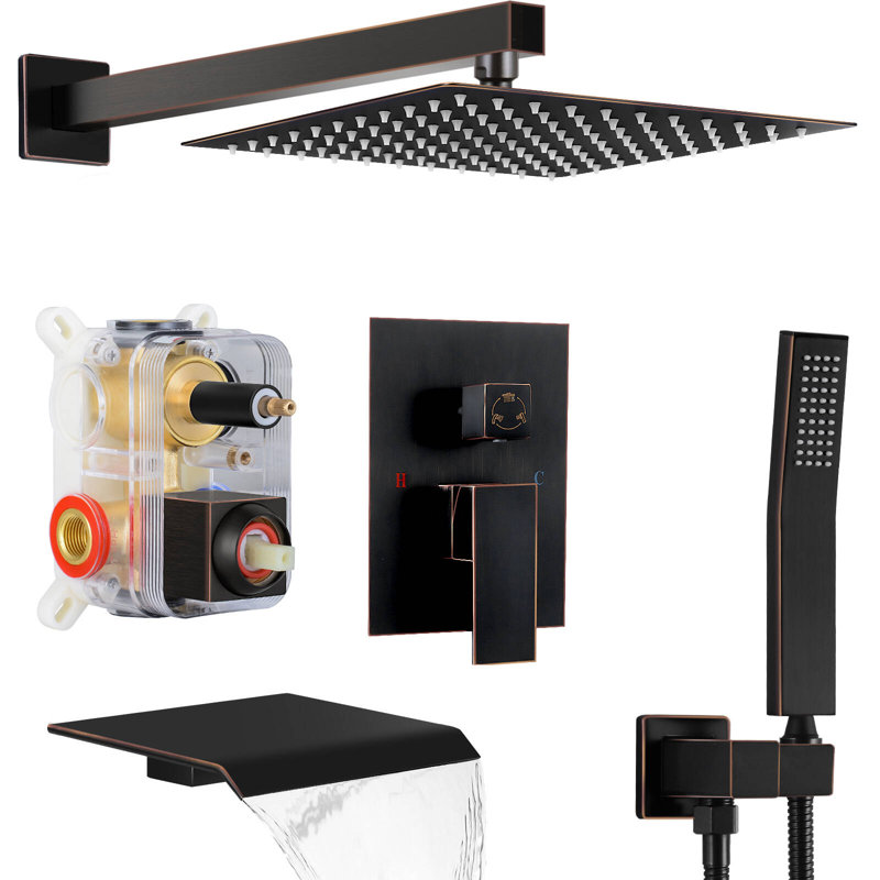 with Rough in-Valve, Oil Rubbed Bronze