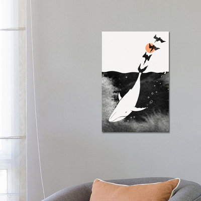 Dive Into Happiness 1 Piece Wrapped Canvas Wall Art