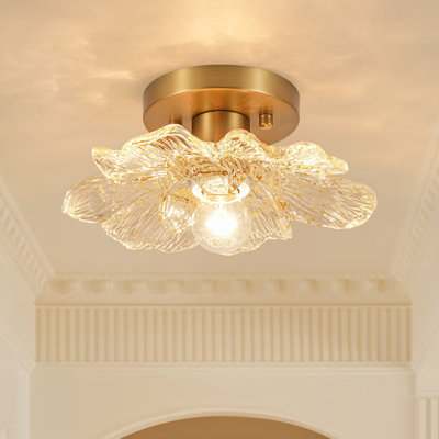 Plafonnier semi-encastré 1 lumière