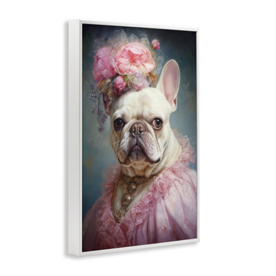 Époque victorienne, bouledogue français, estampe numérique, conception de Wumples