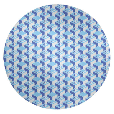 Tapis bleu/bleu ciel/gris ciel clair skyscrapers