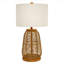 Lampe de table en osier / rotin Isidro