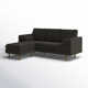 Geo 84" Wide Reversible Sofa and Chaise