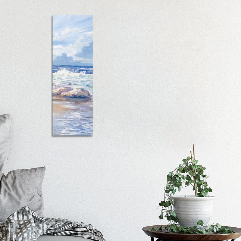 Beach Panel II by Kingsley - Wrapped Canvas Panoramic Gallery-Wrapped Canvas Giclée, 30.48 cm H x 91.44 cm W