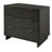 Granville 38" Modern Solid Wood Standard Dresser with 3 Drawers in Charcoal Gray-2086792162