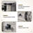  48" Tall Farmhouse 5 Drawers Dressers-754114038