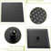 12 Inch Ceiling Mount Shower In Matte Black With Waterfall Tub Spout Option - Square Rainfall Head, Handheld Shower, Valve, Easy Installation & Hygiene Protocols Look Spout, Simple Practices
