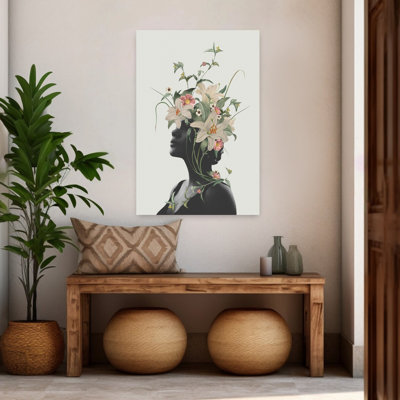 Art contemporain fleur de lis contemporaine