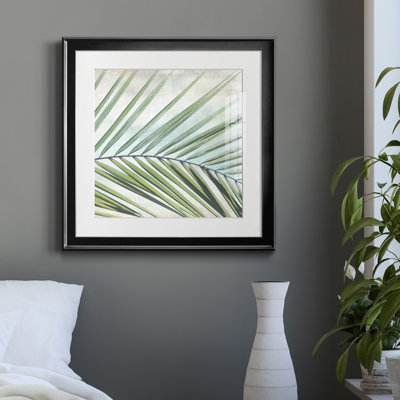 «Palm View II» par J Paul, reproduction d'art sur papier encadrée