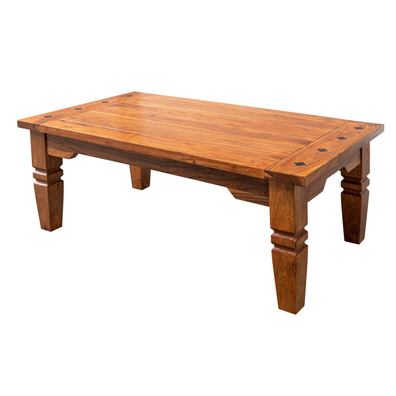 Oxford Solid Wood Four Leg Coffee Table, H40 x L135 x W75cm