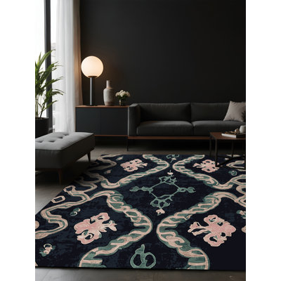 Tapis gris soyeux et moelleux