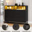 Commode 6 tiroirs avec lumière DEL-522169135