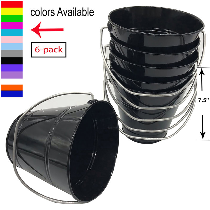 Ebern Designs Bucket, Black