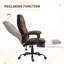 Fauteuil de direction avec repose-pieds HOMcom