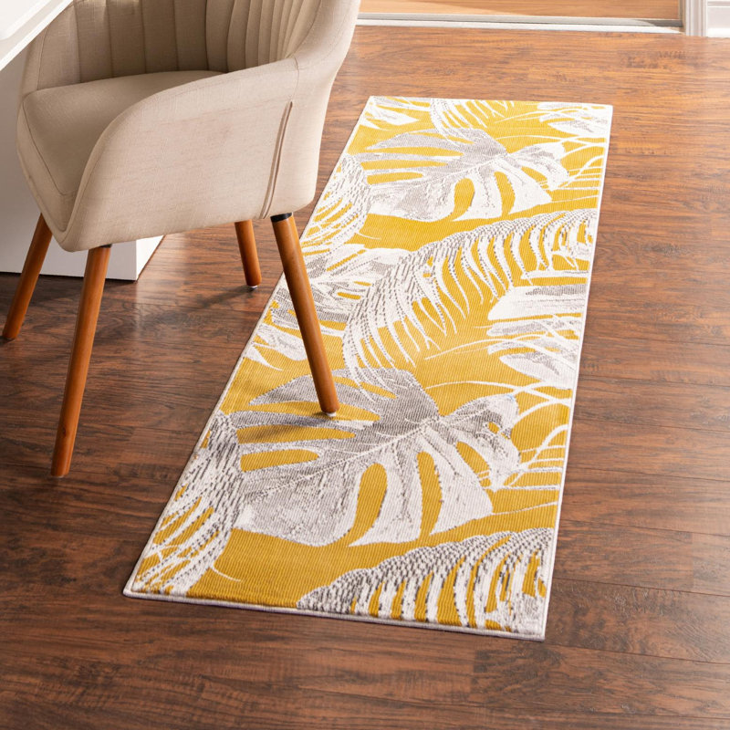 Adalheida Floral Indoor Rug, Runner 2'7" x 12'