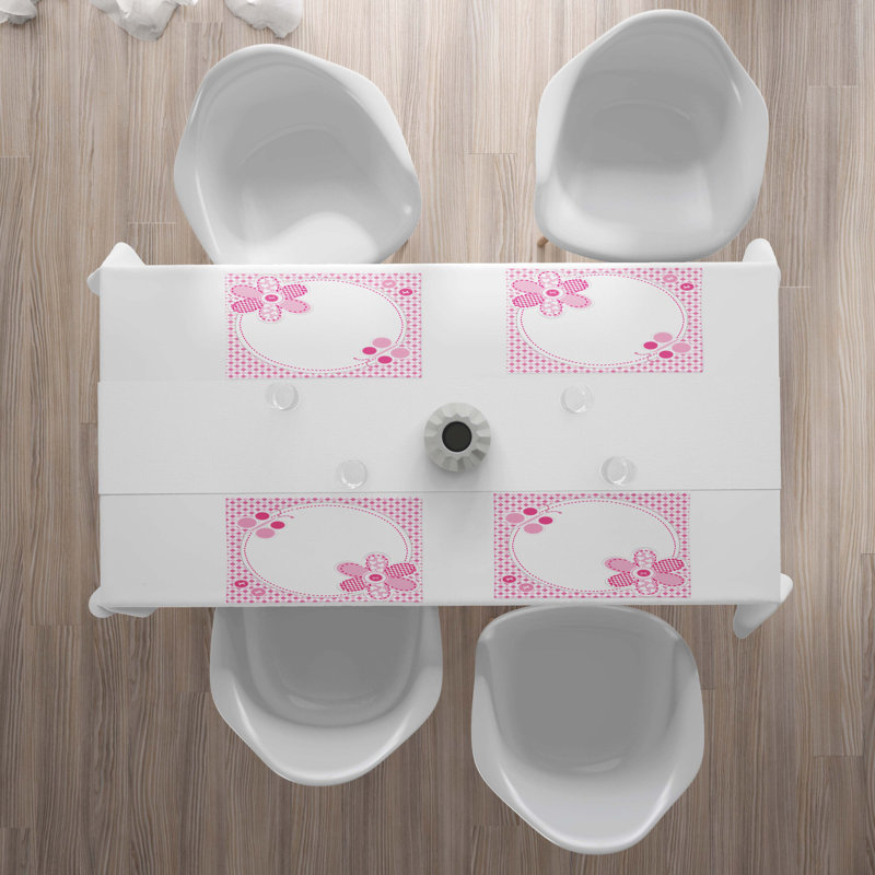 Polyester Floral Rectangle Placemat