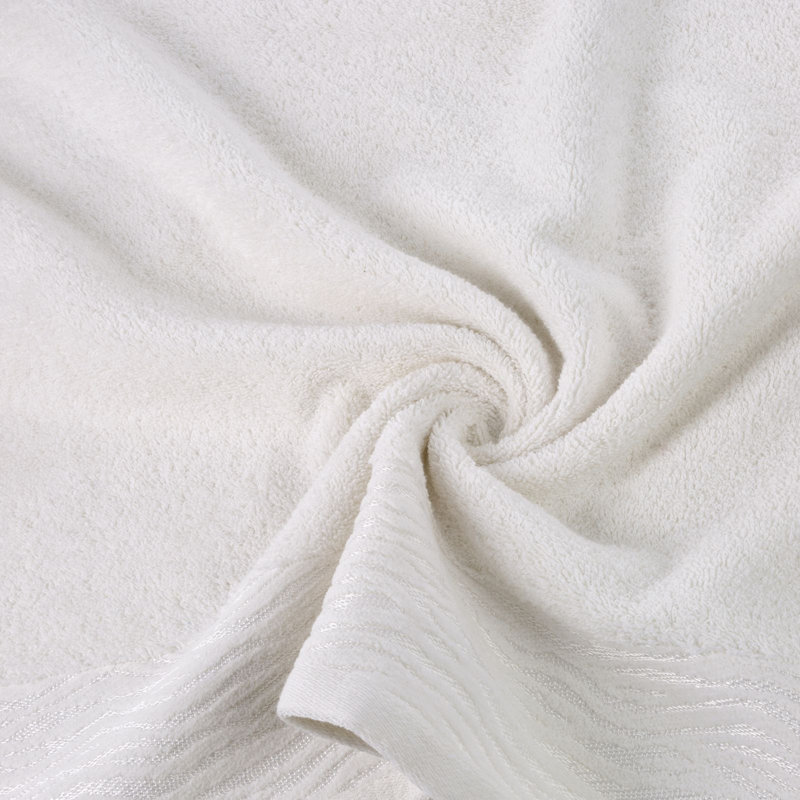 Hreinn Midweight Jacquard Hand Towel, Cream