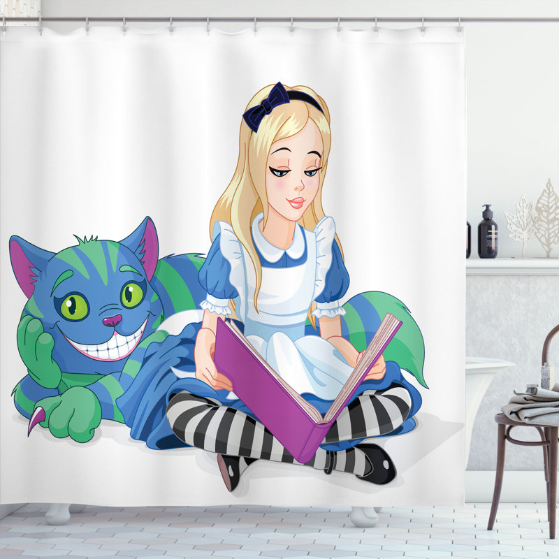 Ensemble de rideau de douche + crochets, H 70 po x l 69 po