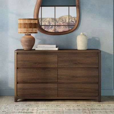 Sedona 6-Drawer Dresser with Curved Edges