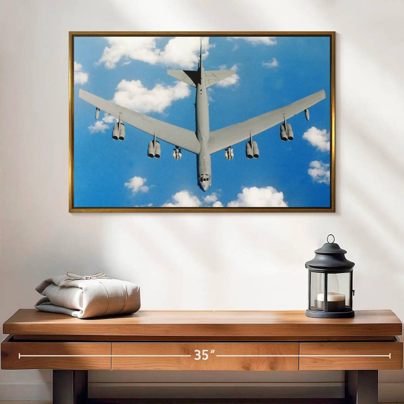 Boeing B-52 Stratofortress, 25 po x 17 po, Cadre flottant doré
