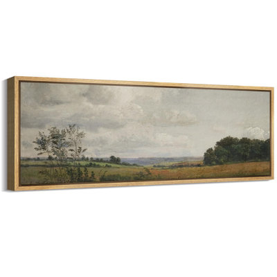 Rustic Countryside "Landscape Clouds Classic French Country Farmhouse Bedroom Extra Large Wall Decor