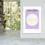 Cancer Zodiac Moon Minimalist Modern Abstract Crab Lavender Landscape Nature Wall Art Print by Anne-Marie Volfova - Print-135426023