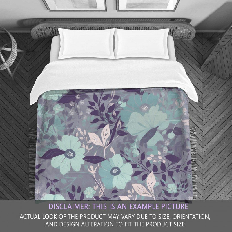 Floral Comforter, Twin Extra Long Comforter