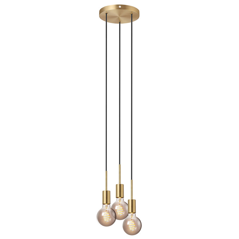 Paco 3 - Light Cluster Pendant, Brass
