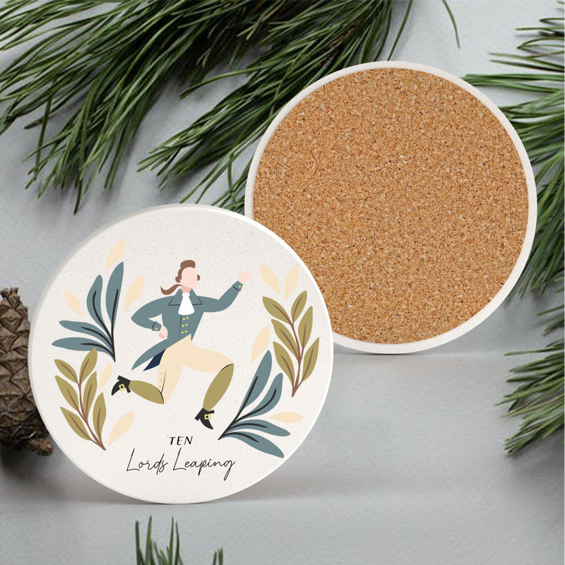 Santamaria Ceramic Round 1 Piece Coaster
