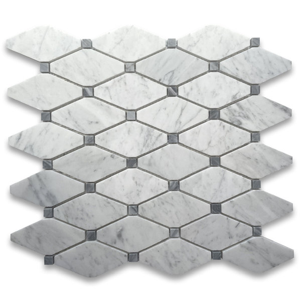 12" x 12" Marble Random Mosaic Wall & Floor Tile
