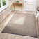 Modern Farmhouse Diamond Pattern Non-Slip Washable Rug