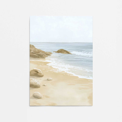 «Soft Shoreline Silence I», impression roulée