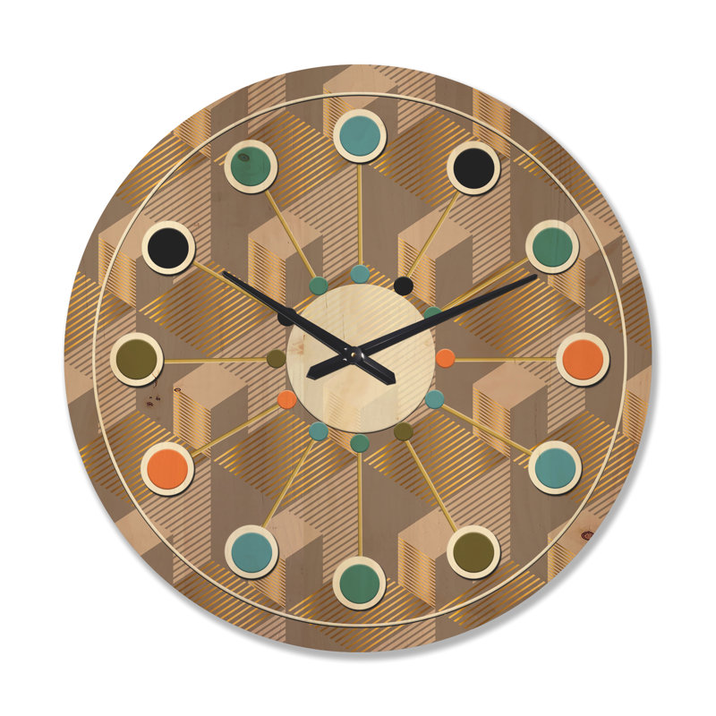Solid Wood Wall Clock, Extra Large