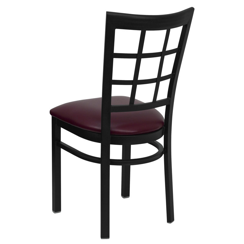 Chaise de restaurant en métal Prompton, Bourgogne