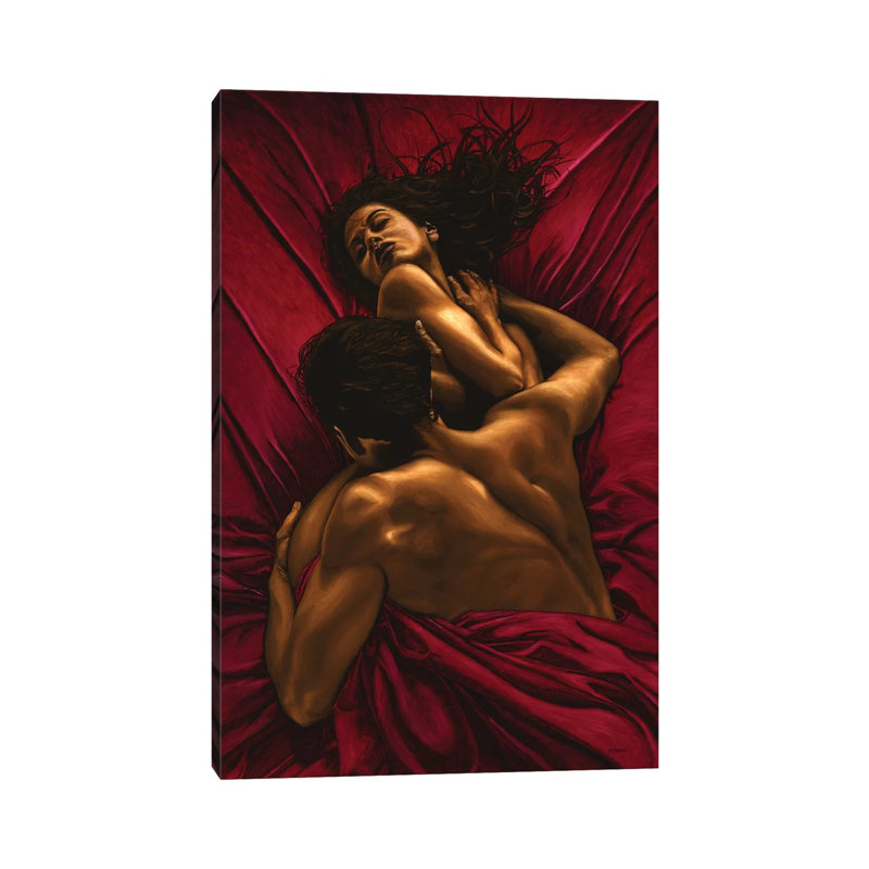 «The Passion» par Richard Young - impression d'art graphique, Toile tendue, H 40 po x l 26 po x P 1,5 po